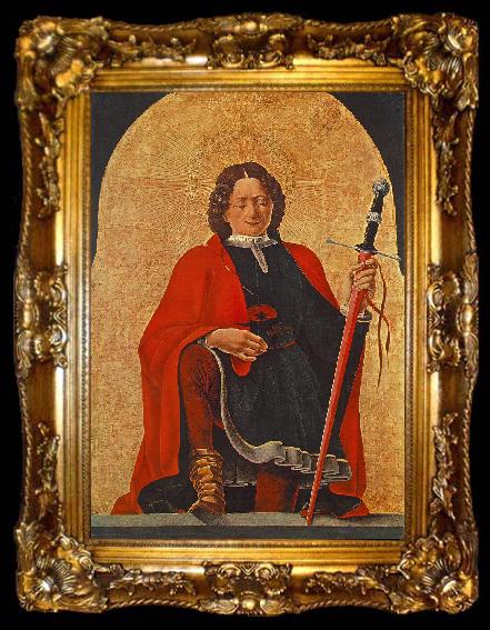 framed  COSSA, Francesco del St Florian (Griffoni Polyptych) dsf, ta009-2